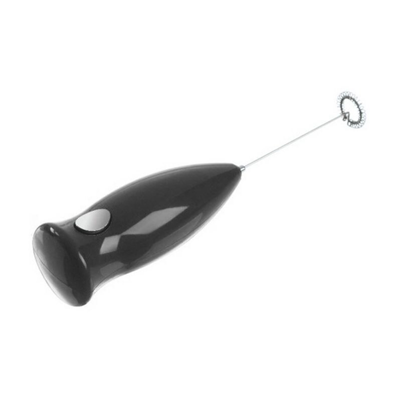 Mini Blender Electric Handheld Mixer Eggbeater Milk Frother Kitchen Supplies: Black