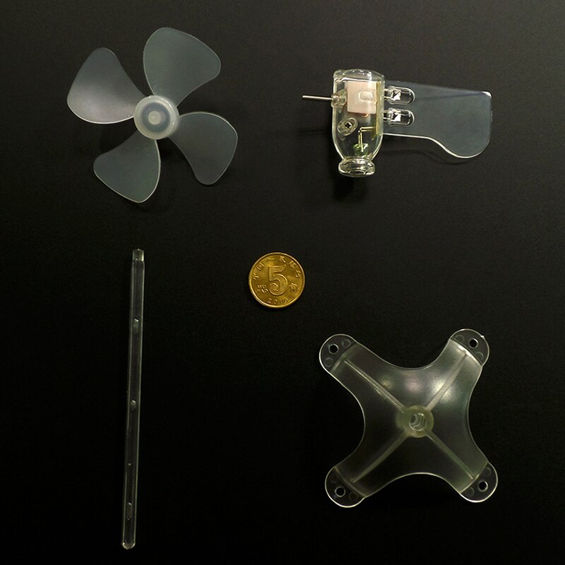 Self-luminous Wind Turbine with Base, Blue, Red, Green LED Windmill, 360 Degree Rotation, Wind Power Landscape Light G031