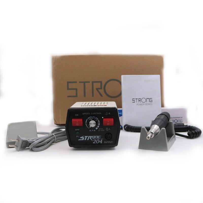 35K RPM Dental Lab Jewelry Micro motor Polishing Micro Motor Handpiece (A-18,A-90,A-204) + Micromotor Polishing Control Unit