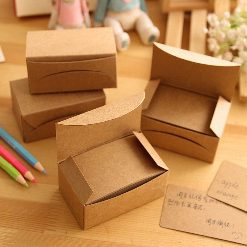 80/100Pcs White Cardstock Paper Blank Kraft PaperBusiness Card Craft Cardboard Word Card DIY Card Stationery