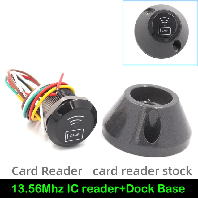 Ip65 Waterproof 125Khz 13.56Mhz Reading Head 9-15V RFID Proximity Reader Access Control System Wiegand 26 34: MULTI