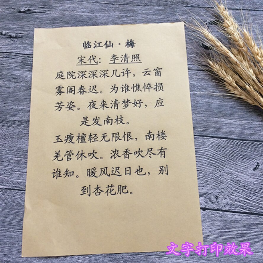 A4/a3 arkaize kinesiskt tryck rispapper målning kalligrafi xuan zhi papper konst tillbehör