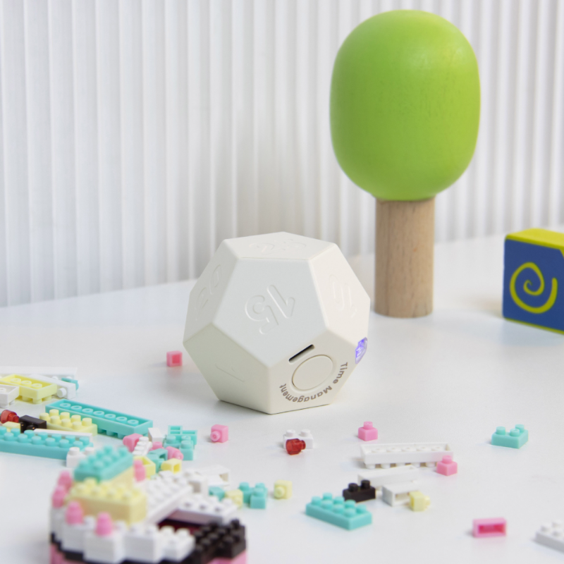 Fun and Functional Cube Shape Timer for Home Office School 1-60Minutes Study Workout Timer Study Management Tool Craft