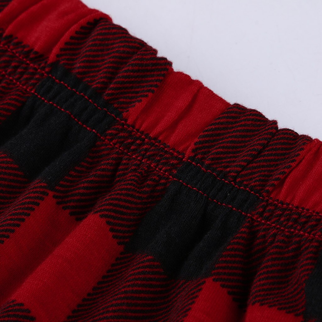 Mom Herten Tops Blouse Broek Familie Pyjama Nachtkleding Kerst Outfits Set Kerst ouder-kind Familie Slijtage