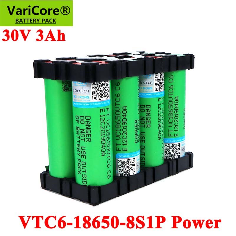 Varicore 30V 18650 VTC6 3000Mah Batterij 20 Amps 2... – Grandado