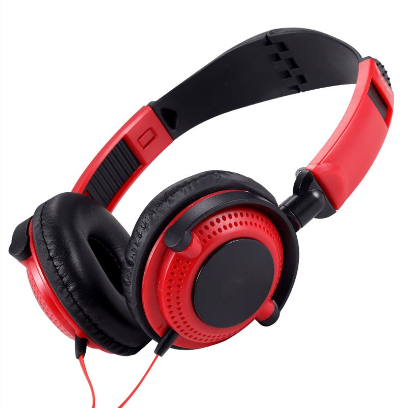 Headset Over-Ear Wired Game Oortelefoon Gaming Hoofdtelefoon Diepe Bas Stereo Voor Pc Laptop Gamer Game Oortelefoon: Red