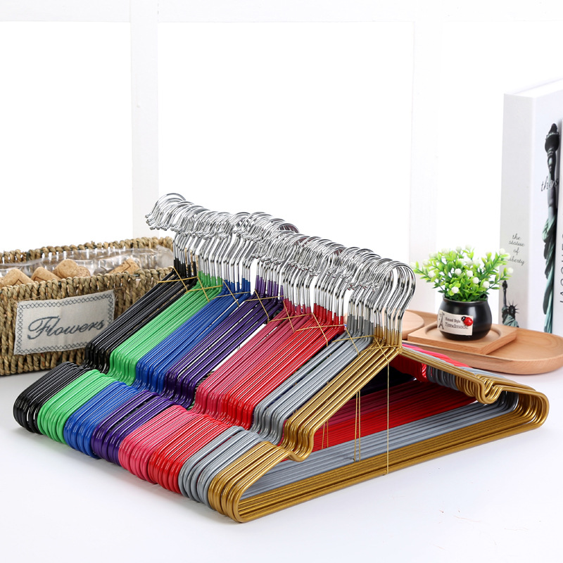 5 st metallgalgar utan halkskydd, slitstarka och robusta klädställningar, platsbesparande för organisering av sovrummet