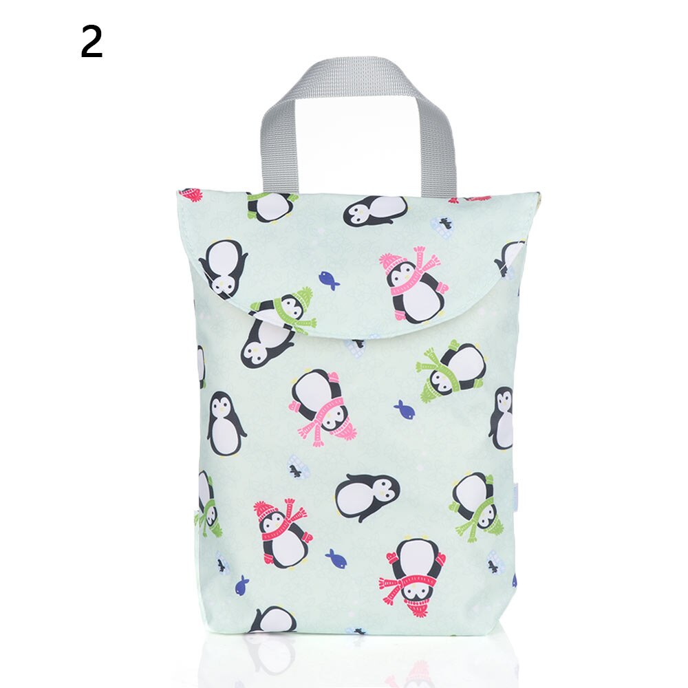 Multifunktions Baby Windel Drucke Nass/Trockenen Tuch Tasche Wiederverwendbare Wasserdicht Mumie Lagerung Tasche Reise Windel Veranstalter: 2