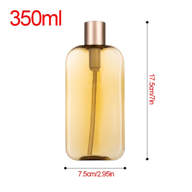 250/350Ml Vierkante Vorm Zeep Hervulbare Fles Handpers Lege Reizen Draagbare Dispenser Olie Douchegel Lotion Opslag fles: G