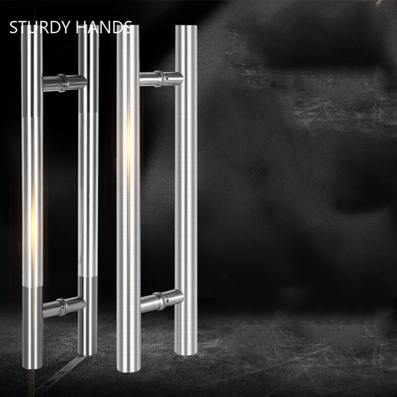Dikke Glazen Deur Handvat Roestvrij Stalen Handgreep Badkamer Schuifdeur Knoppen En Trekt Deurgrepen Voor Binnendeuren Hardware