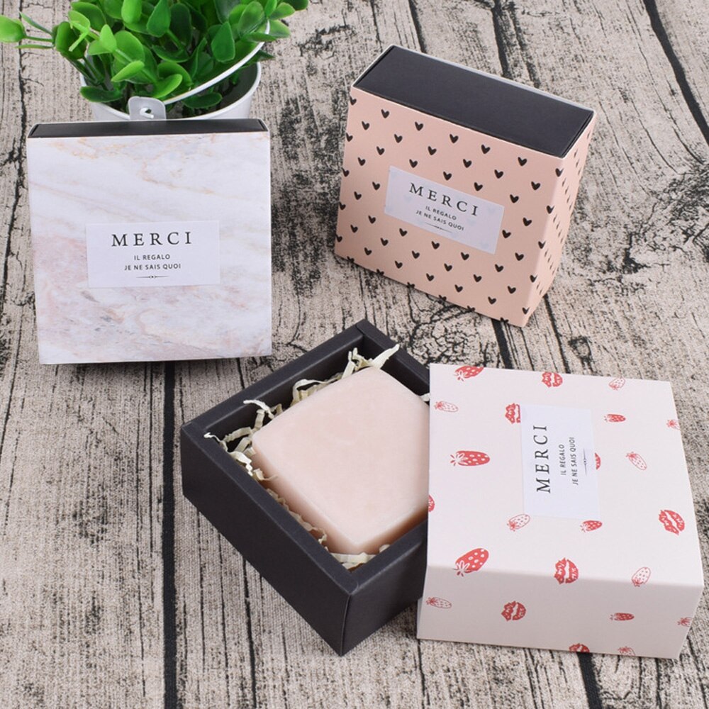 Box Flower Handmade Soap Boxes Party Packaging Box Sweet Birthday Wedding Favor Boxes For Candy Cake