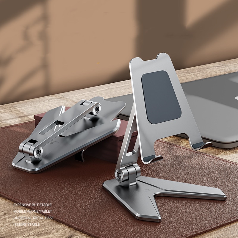 Tablet Stand Tablet Accessories, Dual Axis Adjustable Lazy Phone&amp;Tablet Bracket, Foldable Portable Phone Stand for iPad iPhone