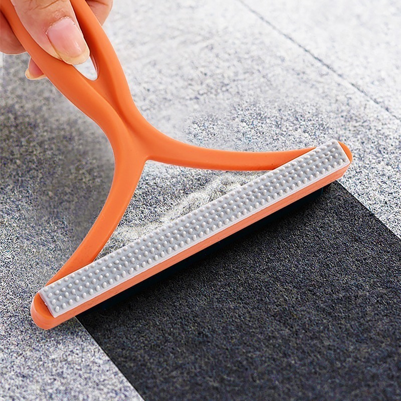 2-IN-1 Double-sided Lint Remover Handle Shaver Brushes for Clothes Carpet Sweater Pet Fur Hair Catcher Scrapers Cleaning Tools