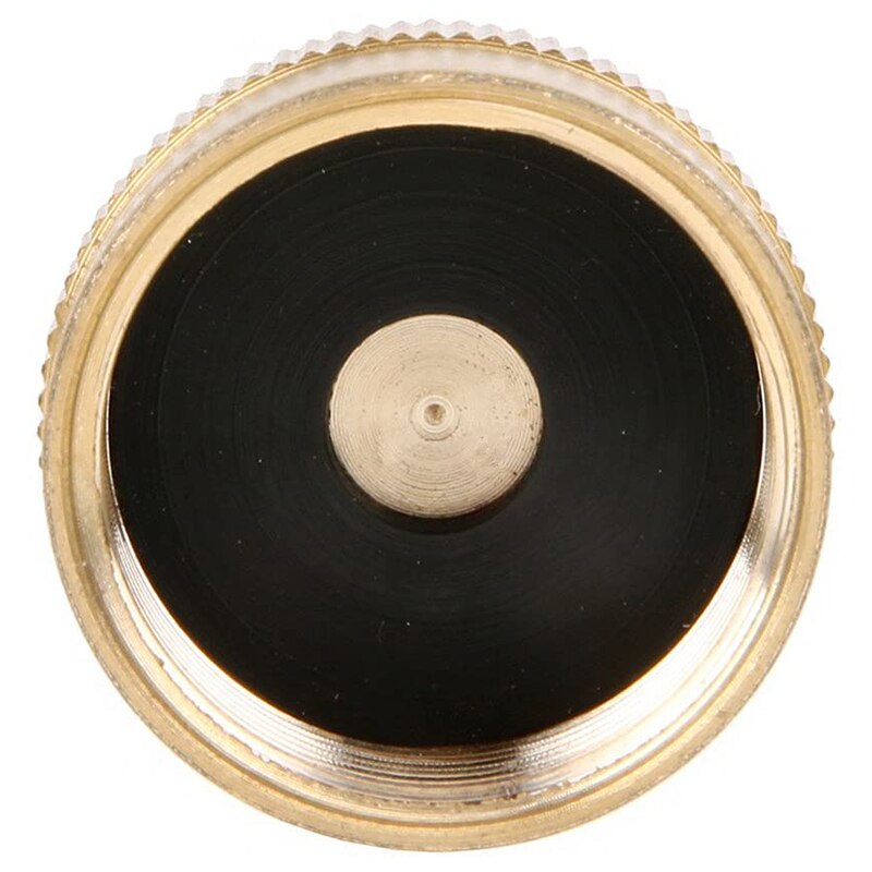 -Propaan Tank Caps Massief Messing Refill Propaan Gas Fles Cilinder Verzegelde Cap (5 Stuks)