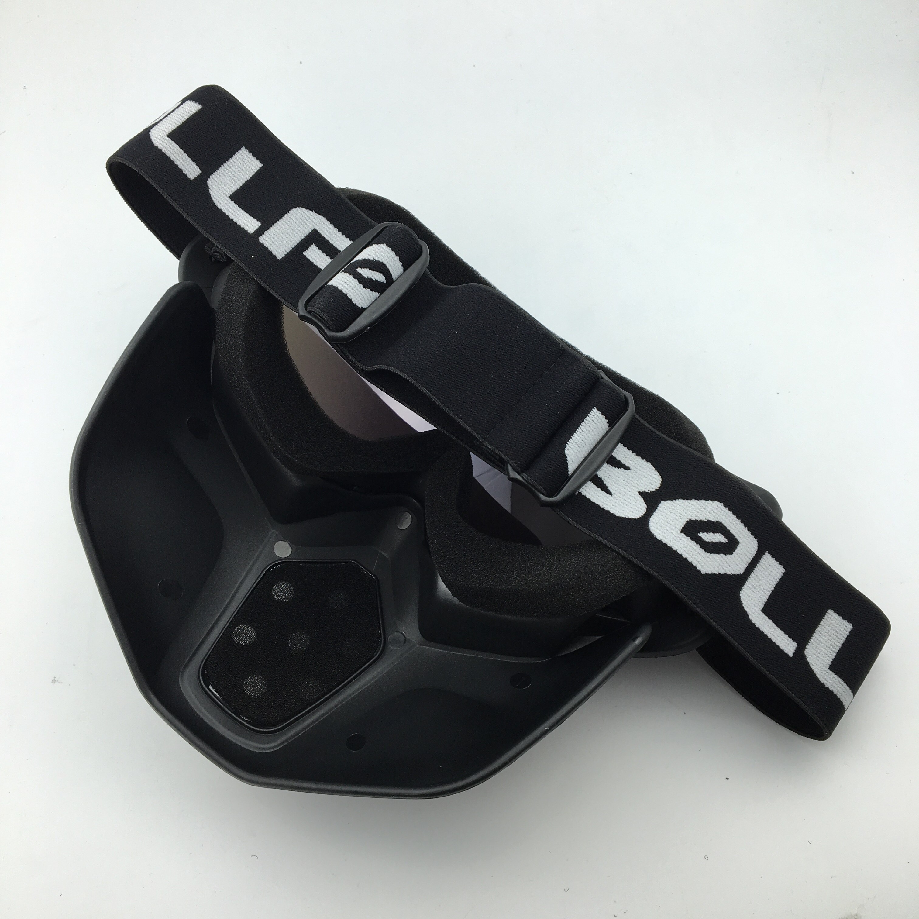 Skid snö cykel motorcykel ansiktsmask glasögon motocross motorcykel öppet ansikte avtagbar skyddsglasögon för haj raw jet hjälmar glasögon