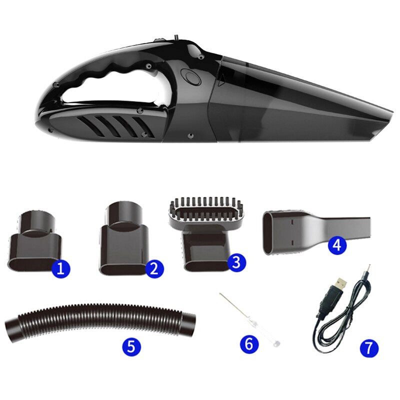 Portable Handheld Vacuum Cleaner Cordless,Powerful Cyclonic Suction Vacuum Cleaner,Quick Charge Tech,Powerful Wet&Dry Hand Vac F