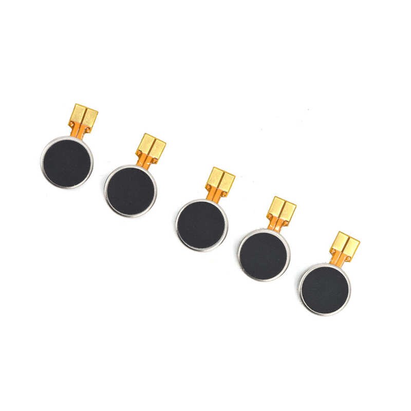 20pcs Vibration Motors Mini Tiny 2 Wires Flat Coin Button Type