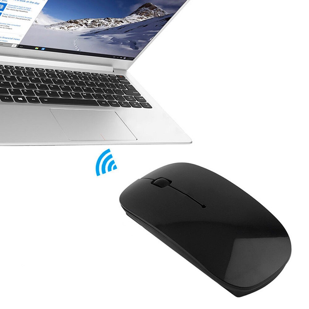 Universal USB Wireless mouse Adjustable Receiver Optical Computer Mouse 2.4GHz Battery Powered Ergonomic Mice For Laptop PC Mous