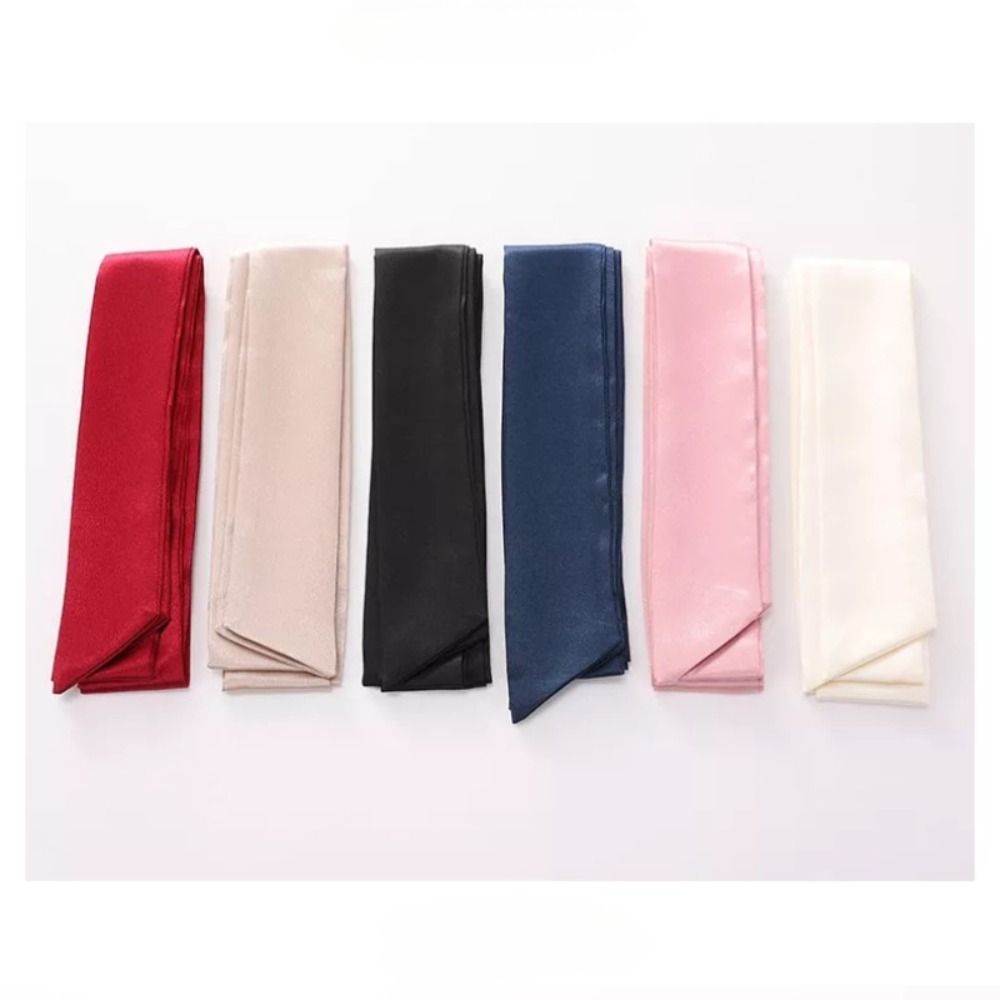 Satin Polyester Women's Belts Silk Scarf Clothing Decoration Bridal Waist Belt Satin Sash Women