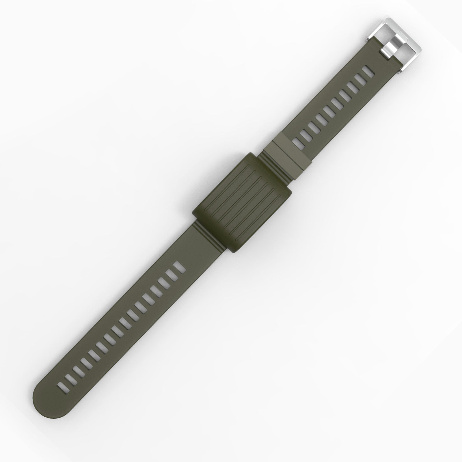 Fitness-Tracking-Ersatzband, verstellbarer weicher Armgurt, kompatibel mit WHOOP5.0 Whoop 4.0-Bändern: Armee Grün