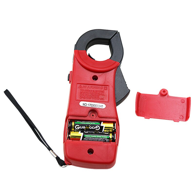 Digital klämma multimeter ampere klämmätare testströmklämma ac / dc strömspänning transitor tester effektmätare