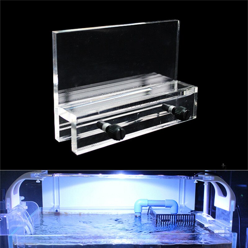 Soporte de luz LED transparente para acuario, soporte de lámpara, soportes de apoyo, caja colgante, accesorios de iluminación para pecera acuática, 2 uds.
