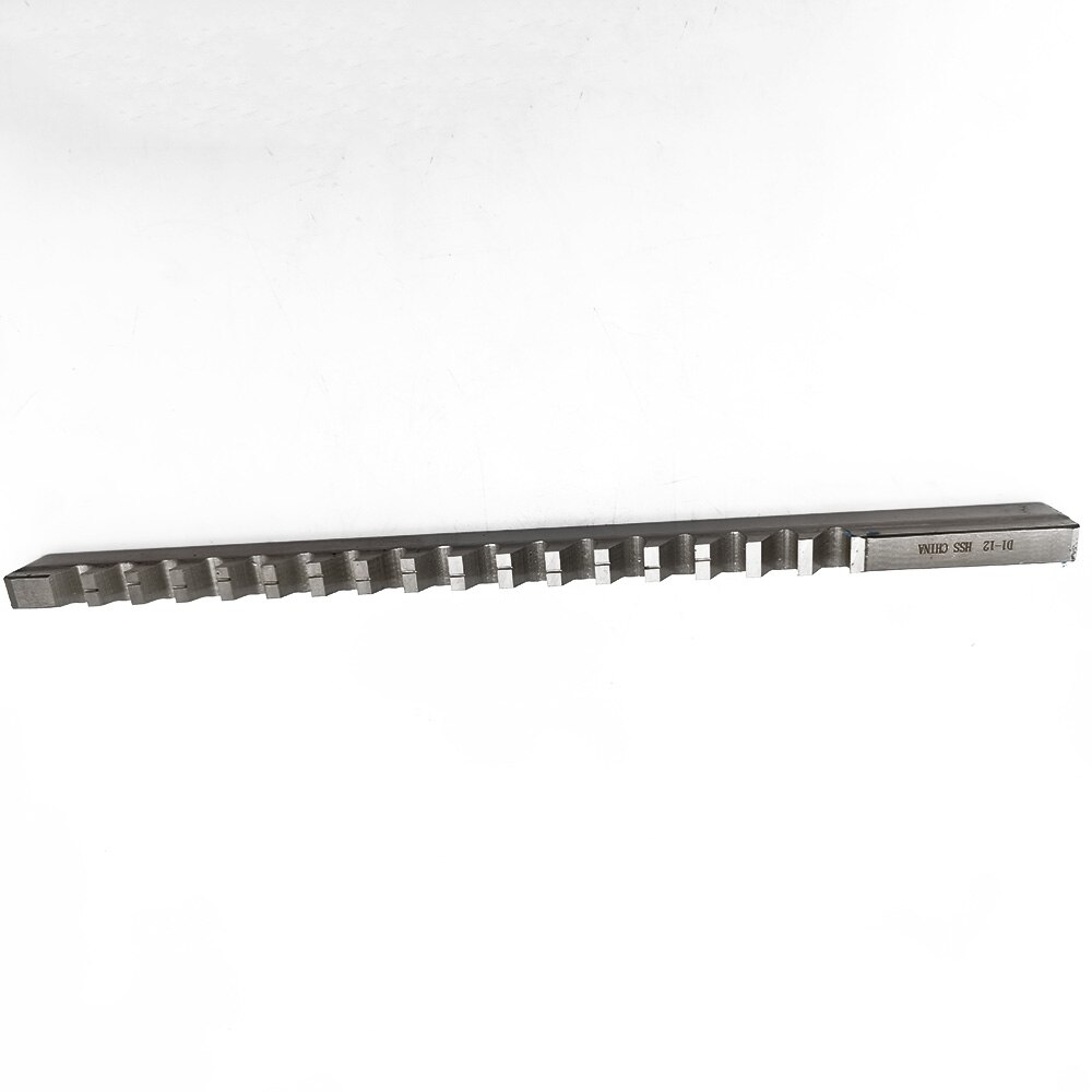 12mm D Push Type Keyway Broach Cutter &amp; Shim HSS High Speed Steel CNC Cutting Tool knife with Shims