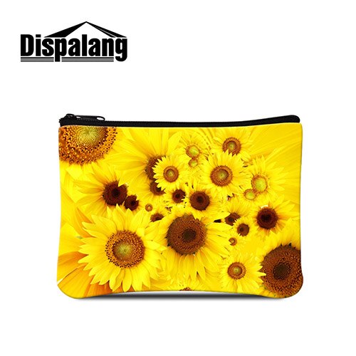 3D Prints Animal Elementen Foto op Mini Portemonnees DIY Personiltion Zak Kleine Portemonnee voor Jongens Kleine Vrouwelijke Cosmetische Pouch: Oranje