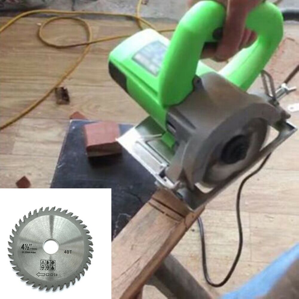 4.5 inch 40T Metal Circular Saw Blade Disc Woodworking Rotary Cutting Grinder