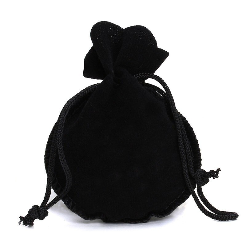 10Stck 7*9cm Samt Tasche Kordel tasche Schwarz/verrotten Kaleb Schmuck Verpackung Taschen Hochzeit/ weihnachten Tasche