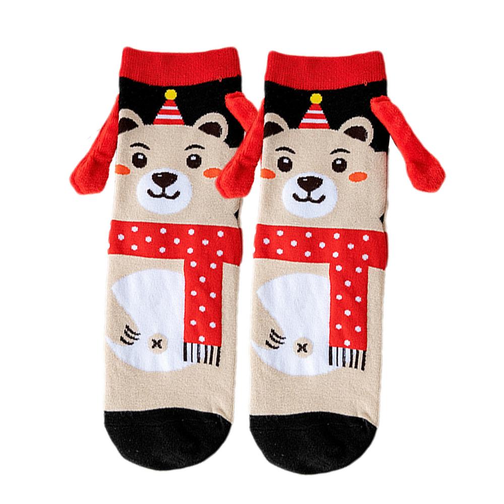 Socken mit Händen, verrückte Socken, 1 Paar Weihnachts-Magnetsocken, lustige Requisiten, Karikatur, lustige Socken für Männer, Frauen, Erwachsene: Ursprünglich Titel