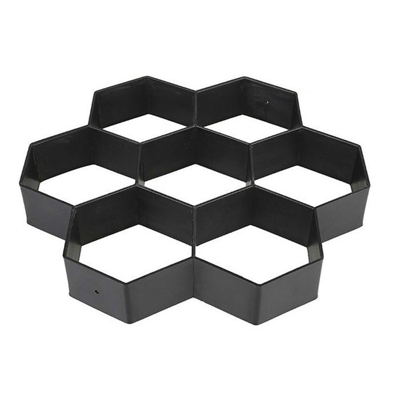 Concrete Molds Garden Floor DIY Paving Mould Home Garden Path Maker Manually Cement Brick Stepping Driveway Stone Road Mold Tool: E