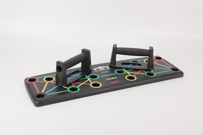 9 in 1 push up rack board gym bodybuilding træning mænd kvinder hjemmeudstyr brystmuskler multifunktionelle træningsredskaber: Blå