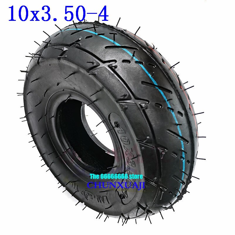 Good 10x3.50-4 Inner Outer Tyre 10x350-4 Pneumatic Wheel Tire for Electric Scooter, Trolley, Tiger Cart Accessories