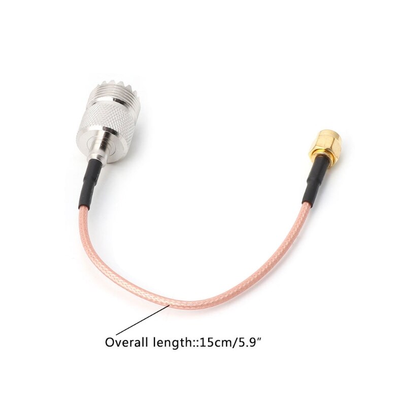 RG316 Kabel Jumper Pigtail Uhf SO239 Vrouwelijke PL259 Naar Sma Stekker Crimp Adapter