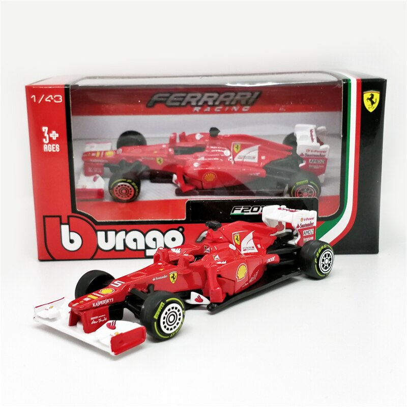 BBurago 1:43 F1 SF90 SF14T Nr7 Kimi Raikkonen SF15T Nr5 Sebastian Vettel F2012 #6 Felipe Massa Diecast Model Car: F2012 No5 F.Alonso