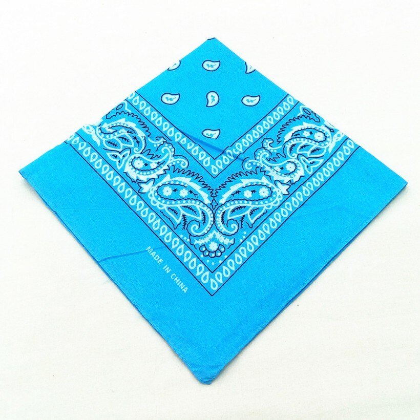 Tout pour pêche écharpe unisexe hommes femmes Bandana bandeau Cowboy Biker chapeau de sport tête enveloppement extérieur écharpe pour vêtements de pêche: Light Blue