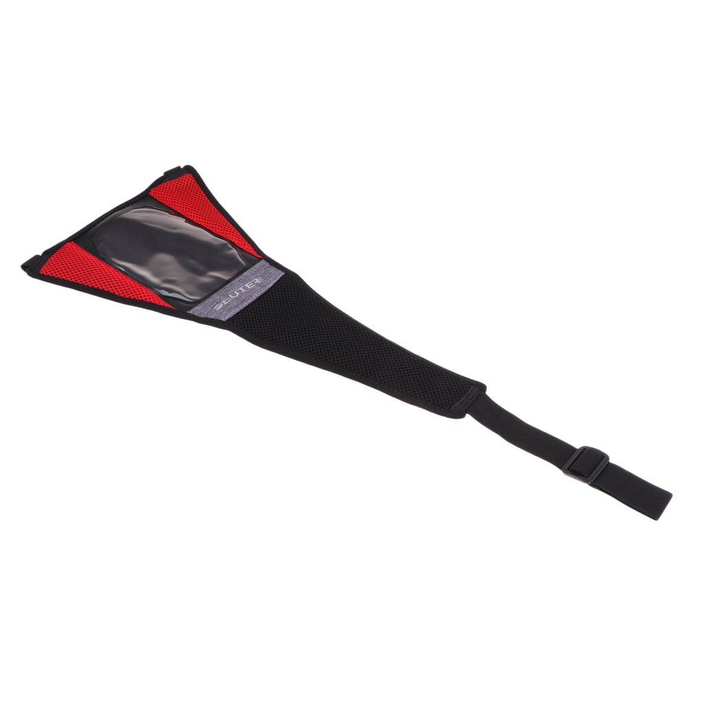 Cubierta para el sudor del marco de la bicicleta para interiores, protector de Red que absorbe el sudor, Correa con soporte para teléfono, Negro, Rojo, 58x23cm: Upgraded
