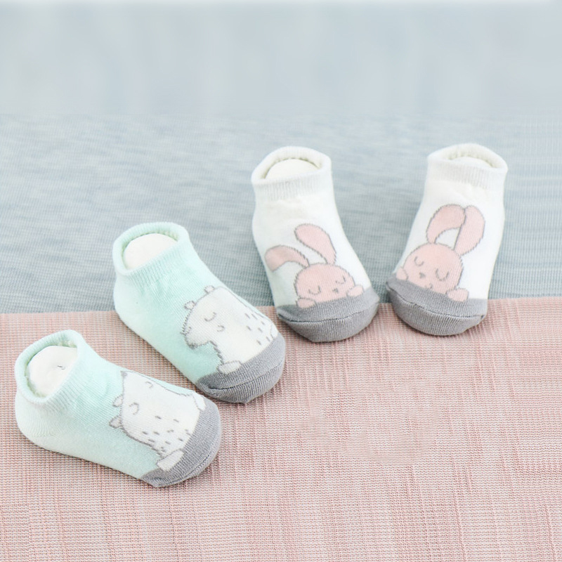 Leuke Cartoon Unisex Baby Sokken Baby Peuter Meisjes Jongens Anti Slip Katoen Boot Sokken Lente Herfst Sokken