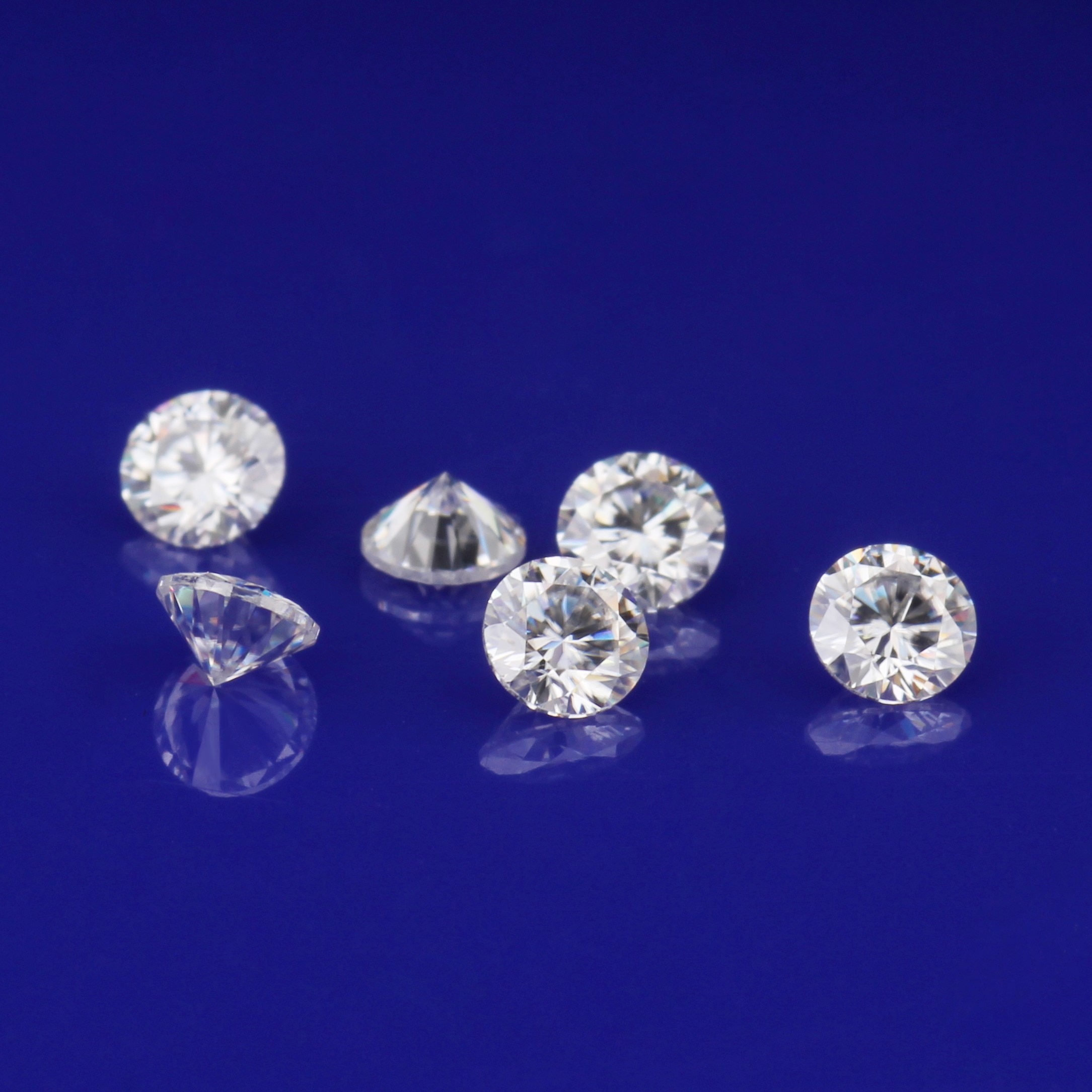 Starsgem 3mm Round Briliant Cut Test Passed Positive EF Loose Moissanite Bead for Ring Settiing