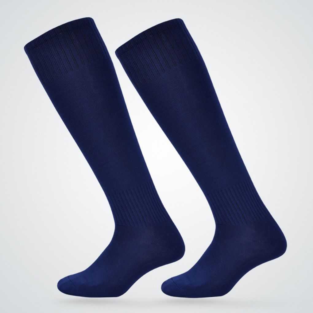 Kinder Jungen Lange Socken Schweiß Absorbieren Über-knie Baumwolle Polyester Dünnen Fußball Socken Freie Größe