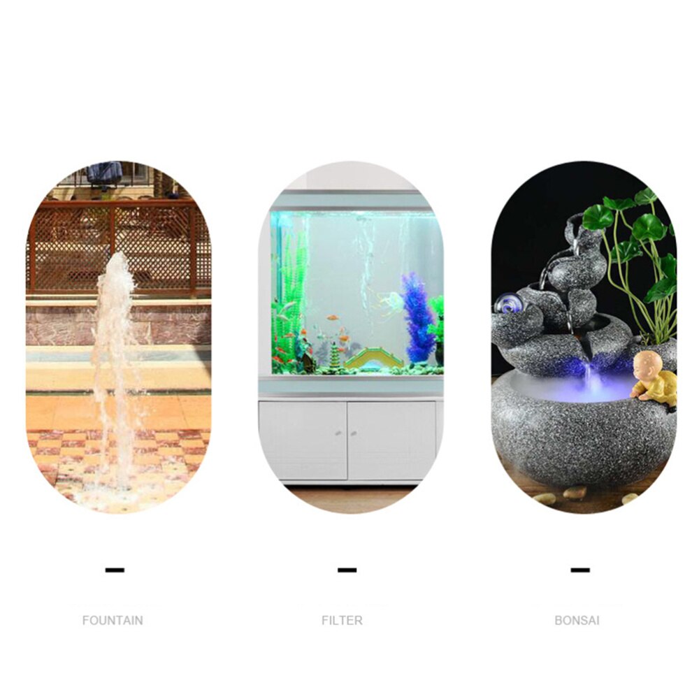 Aquarium Circulation Submersible Pump Fish Tank Mini Pump with UK Plug Green