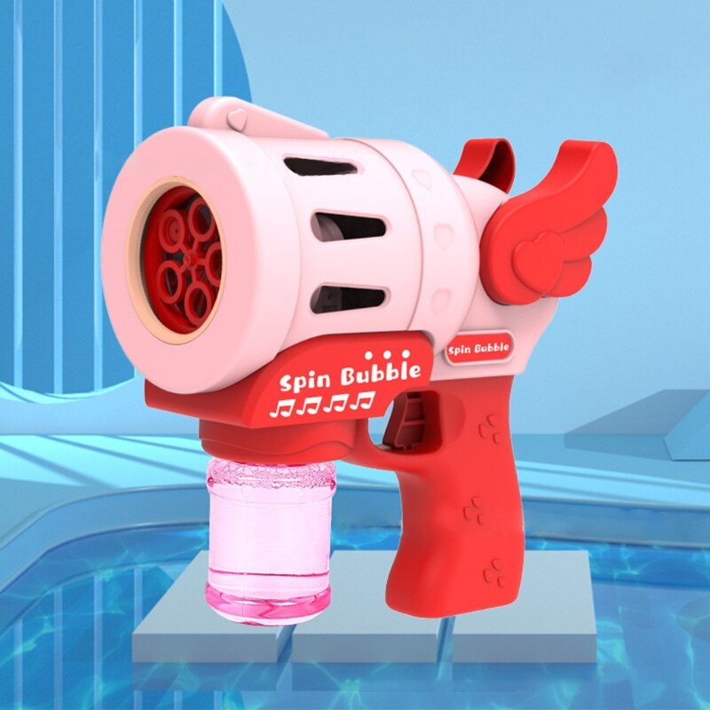 Rook Bubble Machine Blower Bubble Gezonde Rook Bubble Speelgoed Met Verlichting K1KC