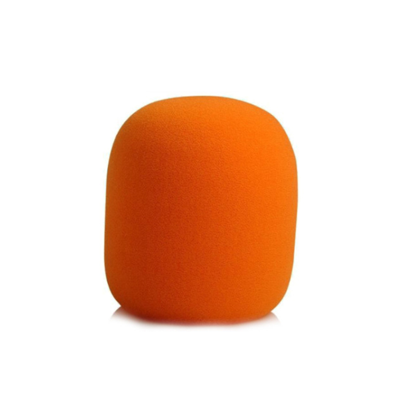 Mic Microphone Accessories Foam Cover Protection Protector Windshield Sponge Cap Windscreen Microfone Microfono for KTV: Rose Red