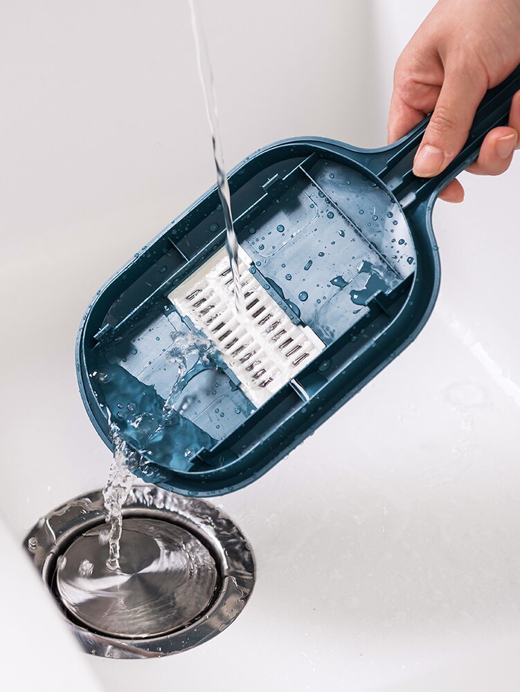 Vegetable Cutter with Steel Blade Mandoline Slicer Carrot Cheese Grater Potato Peeler Vegetable Slicer Kitchen Accessories Green