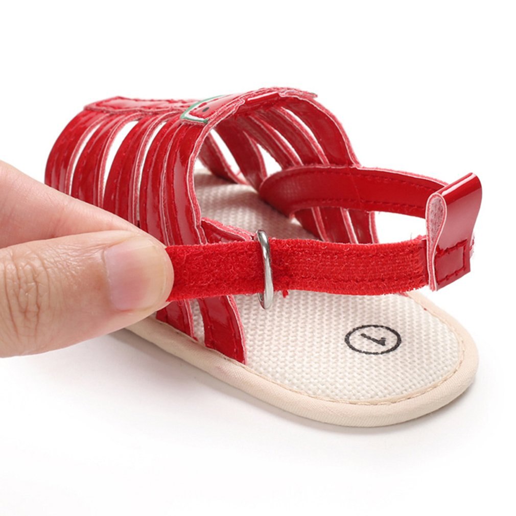 1 Pair Summer 0-1 Year Old Baby Toddler Shoes Fruit Cartoon Baby Shoes Ray Air Breathable Sandals Toddler Shoes