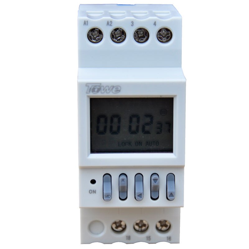 TOWE interrupteur électrique triphasé 220V 3500W | M, minuterie industrielle, interrupteur d'alimentation, rail/micro-ordinateur