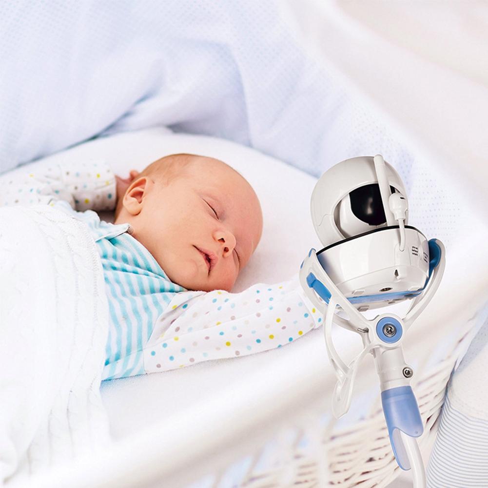 Baby monitor stativ universal kameraholder fleksibel video monitor stativ til baby pleje vugge krybbe video monitor