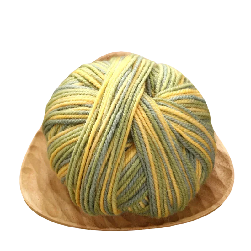 50g Sectional Dyed Colorful Wool Yarn for Knitting Sweaters Gloves Scarves Yarn To Make Hand-Knitted Crochet Thread Yarn: Ivory