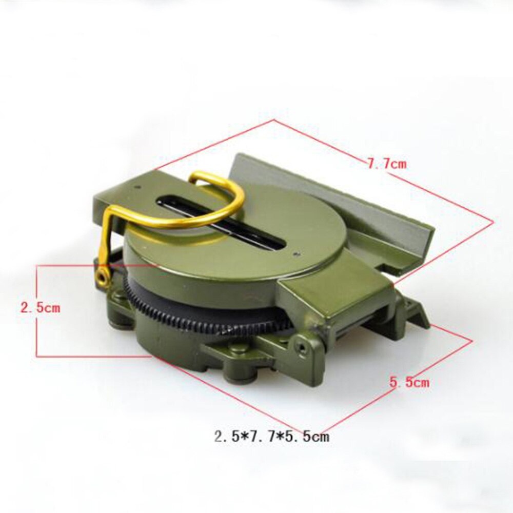 Outdoor Camping Compass Travel Portable Carabiner Map Tool Metal Multifunction Compass Pocket Outdoor Compass Emergency Tool